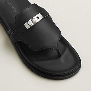 エルメルトランプ Empire sandal - Black | Hermès USA